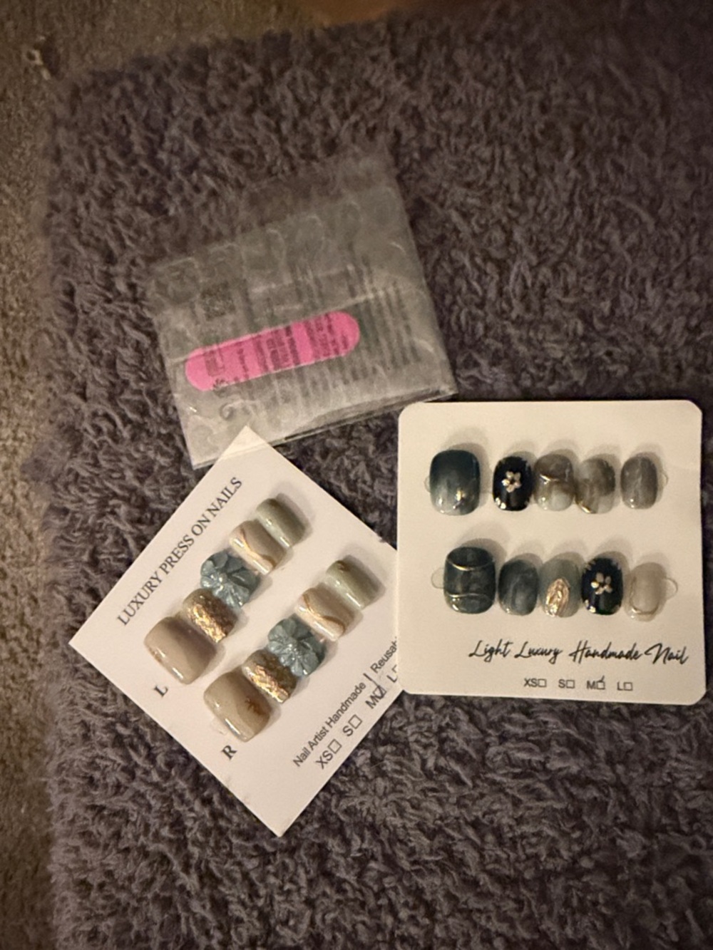 Handmade Light Luxury Press-On Nails